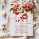 Search for apple of our eye baby shower invitations Rustic