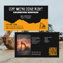 Search for excavation business cards Construction
