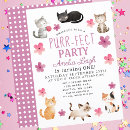 Search for pastel 1st birthday invitations Pink