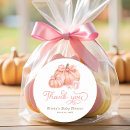 Search for pumpkin thank you stickers Baby shower