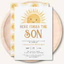 Search for sunshine invitations Watercolor