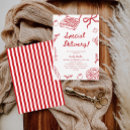 Search for special delivery baby shower invitations Red