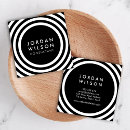 Search for round square business cards Minimalist