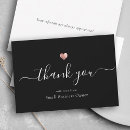Search for black gold thank you cards Professional