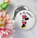 Search for minnie mouse buttons Girl birthday
