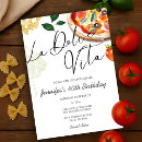Search for dinner birthday invitations La dolce vita
