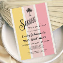 Search for beach 30th birthday invitations Coastal