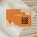 Search for retro wedding rsvp cards Qr code
