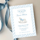 Search for rocking horse baby shower invitations Simple