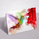 Search for hummingbird cards Watercolour