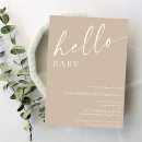Search for hello baby invitations Gender neutral