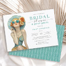 Search for pool bridal shower invitations Floral