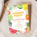 Search for humorous summer party invitations Watermelon