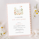 Search for goose birthday invitations Watercolor