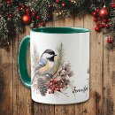 Search for chickadee mugs Watercolor