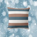 Search for teal and brown pillows Stripes