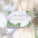 Search for green leaf thank you cards Watercolor