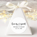 Search for love is sweet stickers Black and white