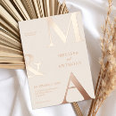 Search for rose gold wedding invitations Simple