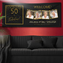 Search for fabulous 50 birthday party banners Modern