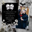 Search for gothic wedding invitations Black roses