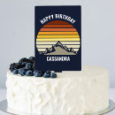 Search for mountain cake toppers Camping