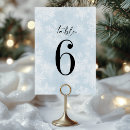 Search for snowflake table cards Watercolor