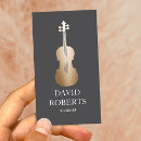 Search for violin business cards Modern