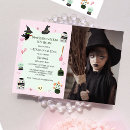 Search for witch birthday invitations Wicked
