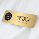 Search for gold name tags Company