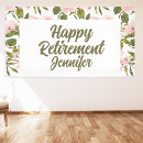 Search for floral banners Retirement party