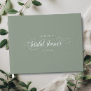 Search for bridal shower guest books Elegant