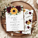 Search for sunflower wedding save the dates Garden