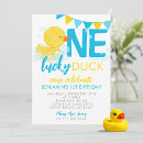 Search for rubber duck birthday invitations Ducky