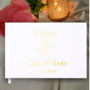 Search for anniversary guest books Gold foil