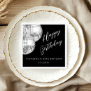 Search for silver and black napkins Modern