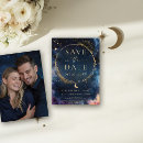 Search for celestial save the dates Starry night