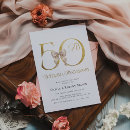 Search for 50th wedding anniversary invitations Gold