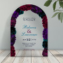 Search for jewel tone wedding invitations Moody