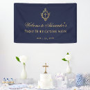 Search for gold foil banners Navy blue