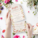 Search for tulip baby shower invitations Baby in bloom