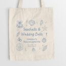 Search for seashell tote bags Blue and white
