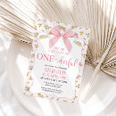 Search for onederful 1st birthday invitations Pink floral