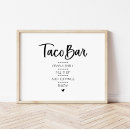 Search for taco bar signs Bridal shower