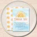 Search for sun thank you cards Sunshine baby shower