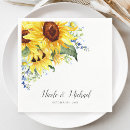 Search for sunflower wedding napkins Elegant