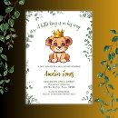 Search for king baby shower invitations Jungle