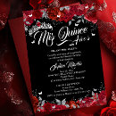 Search for mis quince anos invitations Red