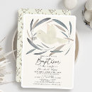 Search for baptism invitations Greenery