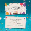 Search for party business cards Cake